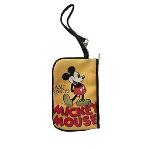 Mickey Mouse Zip Up Wallet Pouch / Mini tote